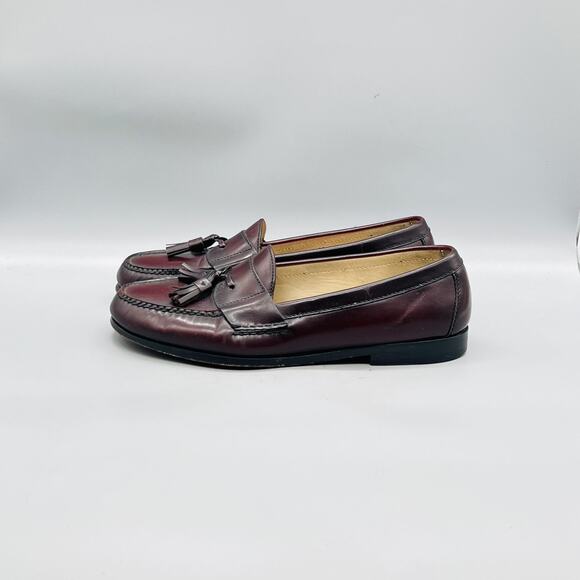 Cole Haan Shoes Mens 10 Brown Leather Tassel Loafers Slip On Dress Classic main image 6